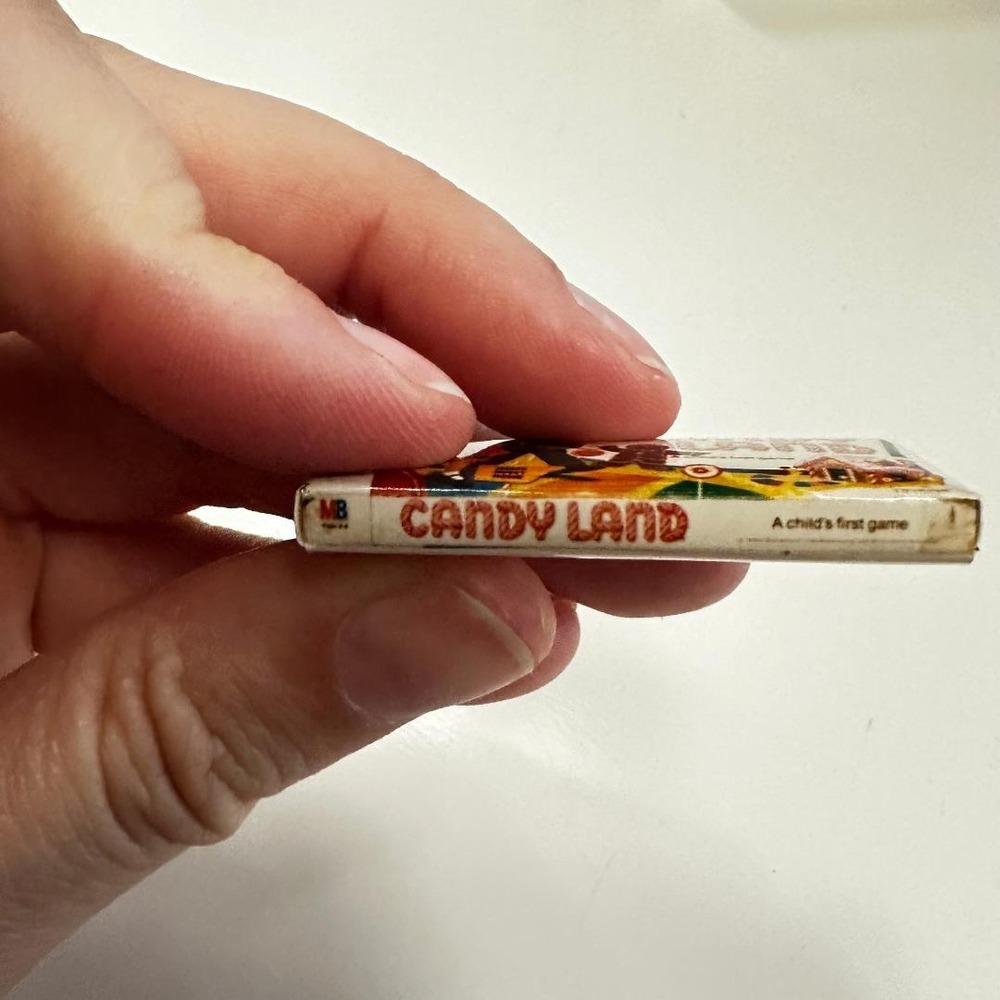 Miniature Retro Candy Land Game Box and Boardgame Doll House 1:12 Scale - Picture 5 of 7